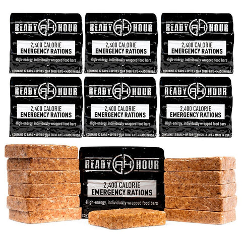 Image of Emergency Ration Bars by Ready Hour 7-Pack (16,800 Calories Total)