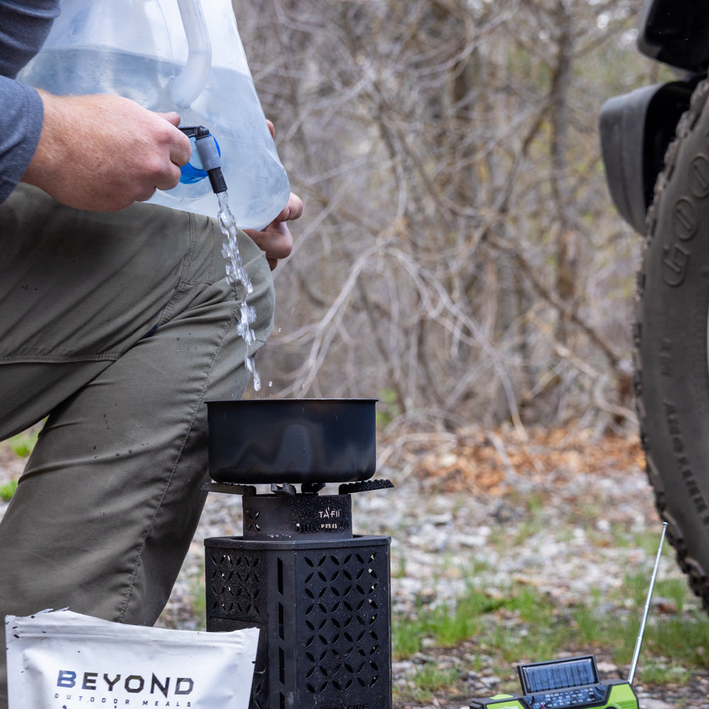 Collapsible water container