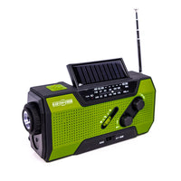 Thumbnail for 4-in-1 Emergency Solar Flashlight & AM/FM/Weather Radio w/ Hand Crank by Ready Hour - DM