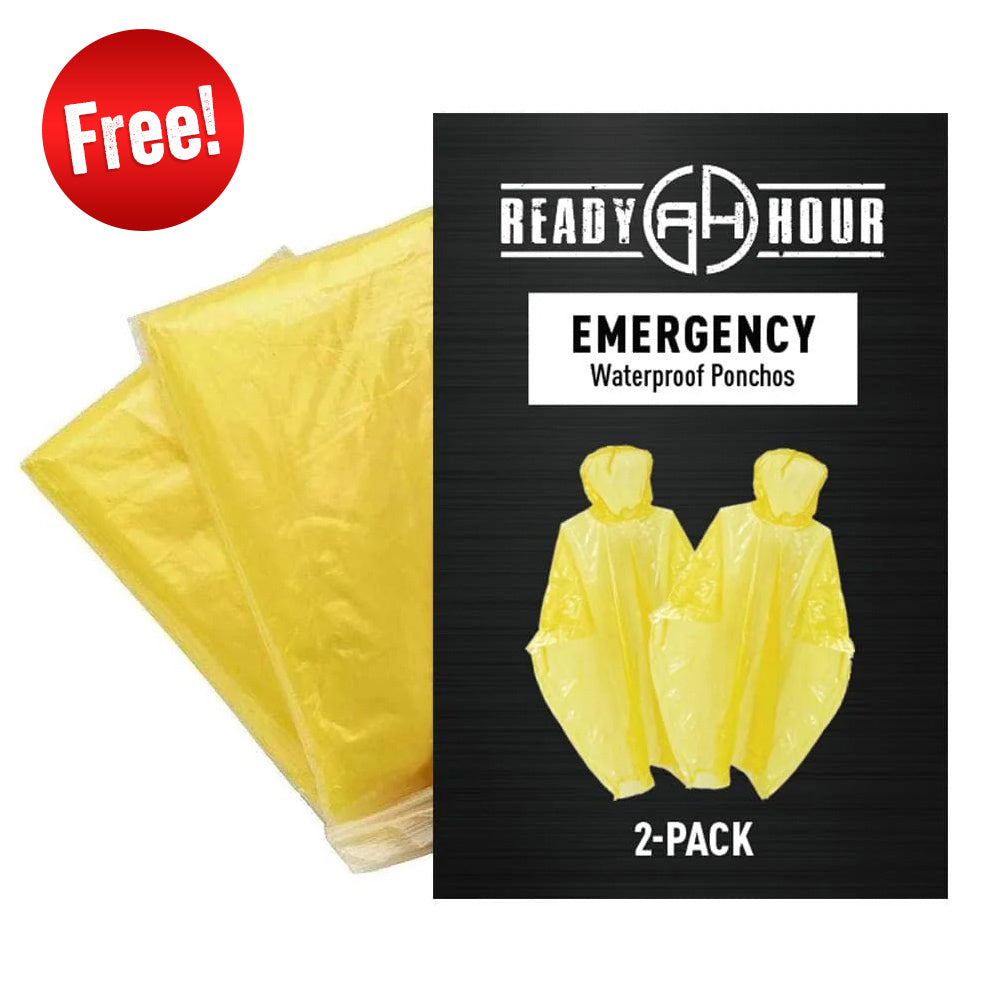 Emergency rain ponchos included in Independence Day Bundle