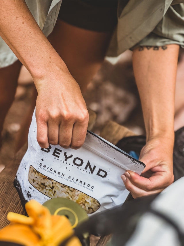 Chicken Alfredo Pouch by Beyond Outdoor Meals (710 calories, 2 servings)