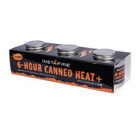 Thumbnail for VESTA Self-Powered Indoor Space Heater & Stove PLUS Canned Heat & Cooking Fuel by InstaFire (Eight 3-packs, total 24 cans) - Special Offer