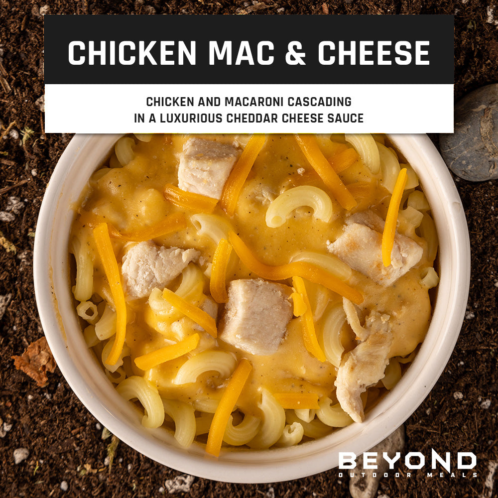 Chicken Mac & Cheese by Beyond Outdoor Meals (710 calories, 2 servings)