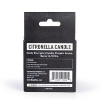 Thumbnail for back view of citronella candle by ready hour packaging 