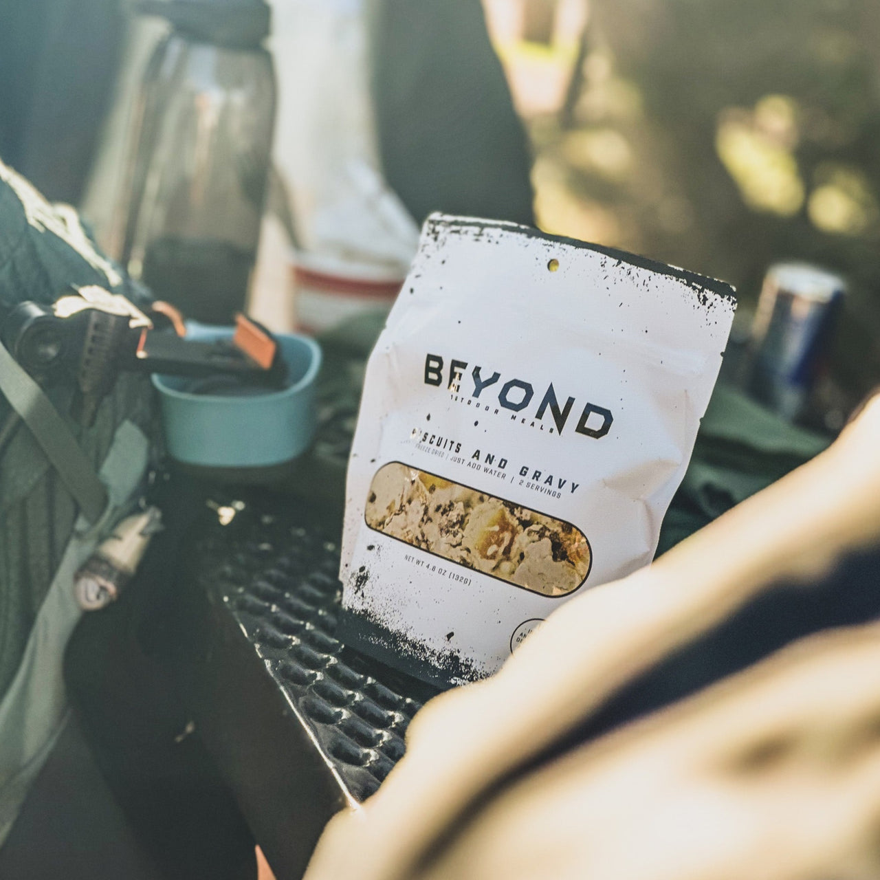 Biscuits & Gravy Pouch by Beyond Outdoor Meals (710 Calories, 2 Servings) - Shot Show