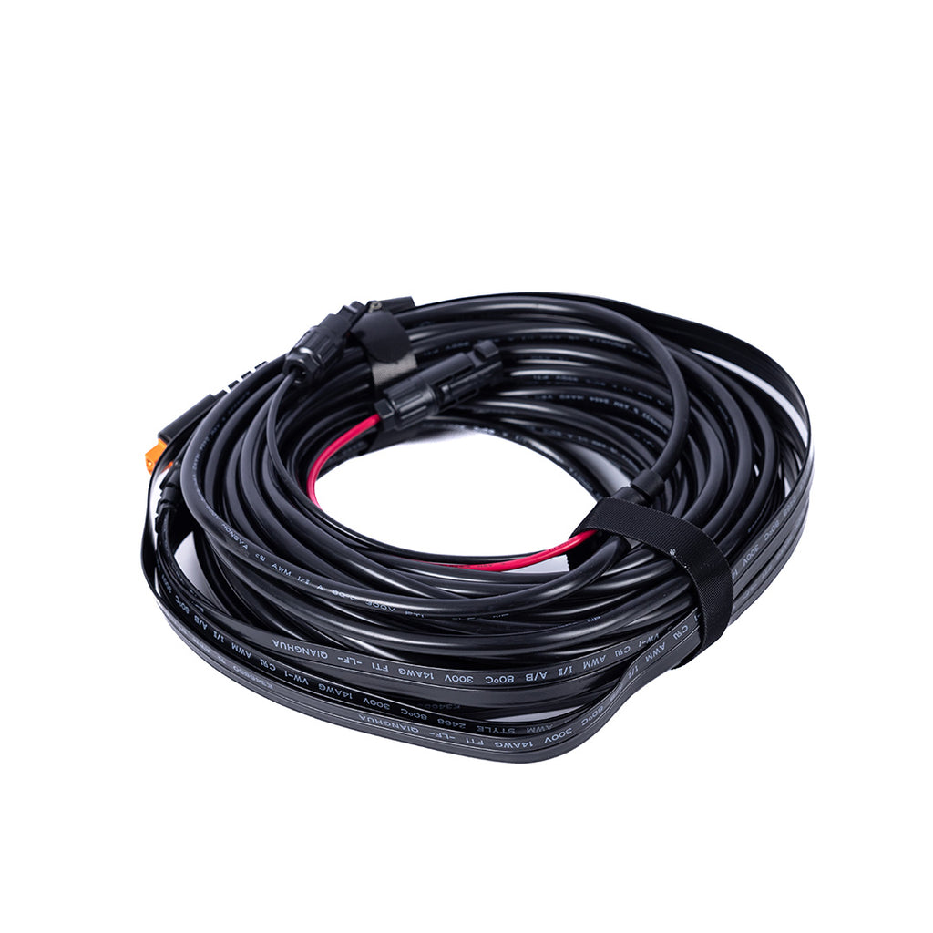 75-Foot Extension Cord for the 2200 & 3300 Solar Generators by Grid Doctor coiled