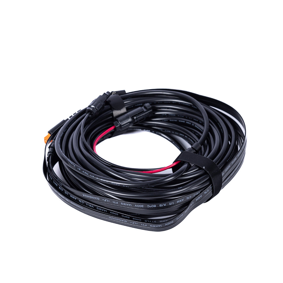 75-Foot Extension Cord for the 2200 & 3300 Solar Generators by Grid Doctor coiled