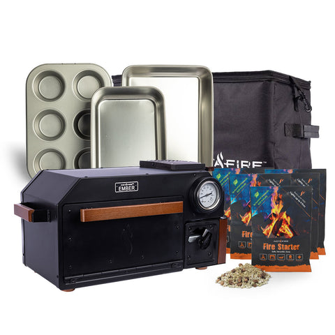 Image of Ember Off-Grid Biomass Oven PLUS Carrying Case & Pan Kit by InstaFire