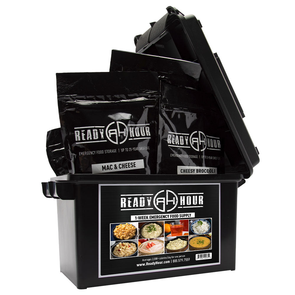 1-Week Food Supply Ammo Can (2,000+ calories/day) - Welcome Offer