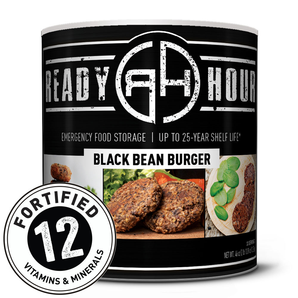 Black Bean Burger #10 Can (33 servings)