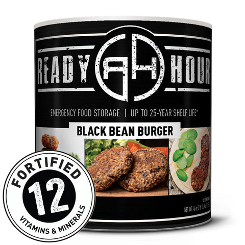 Image of Black Bean Burger #10 Can (33 servings)