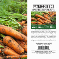 Thumbnail for danvers carrots seeds package label