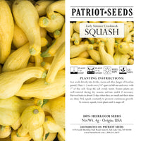 Thumbnail for Heirloom Crookneck Squash Seeds (4g) by Patriot Seeds