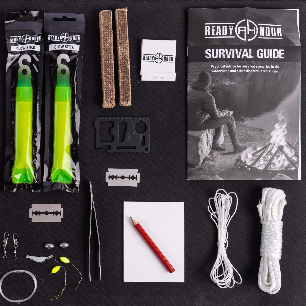 47-Piece Survival Kit of Emergency Items by Ready Hour