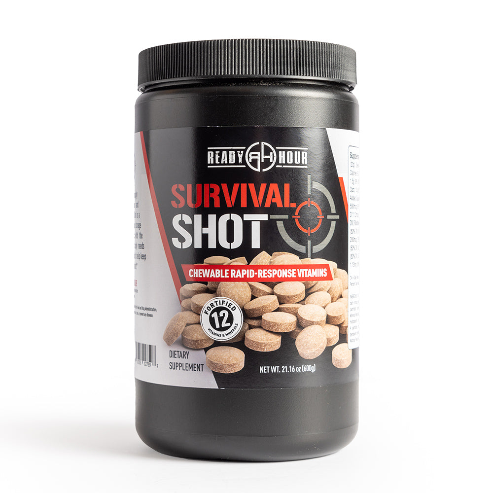 Survival Shot Emergency Survival Food Supplement by Ready Hour