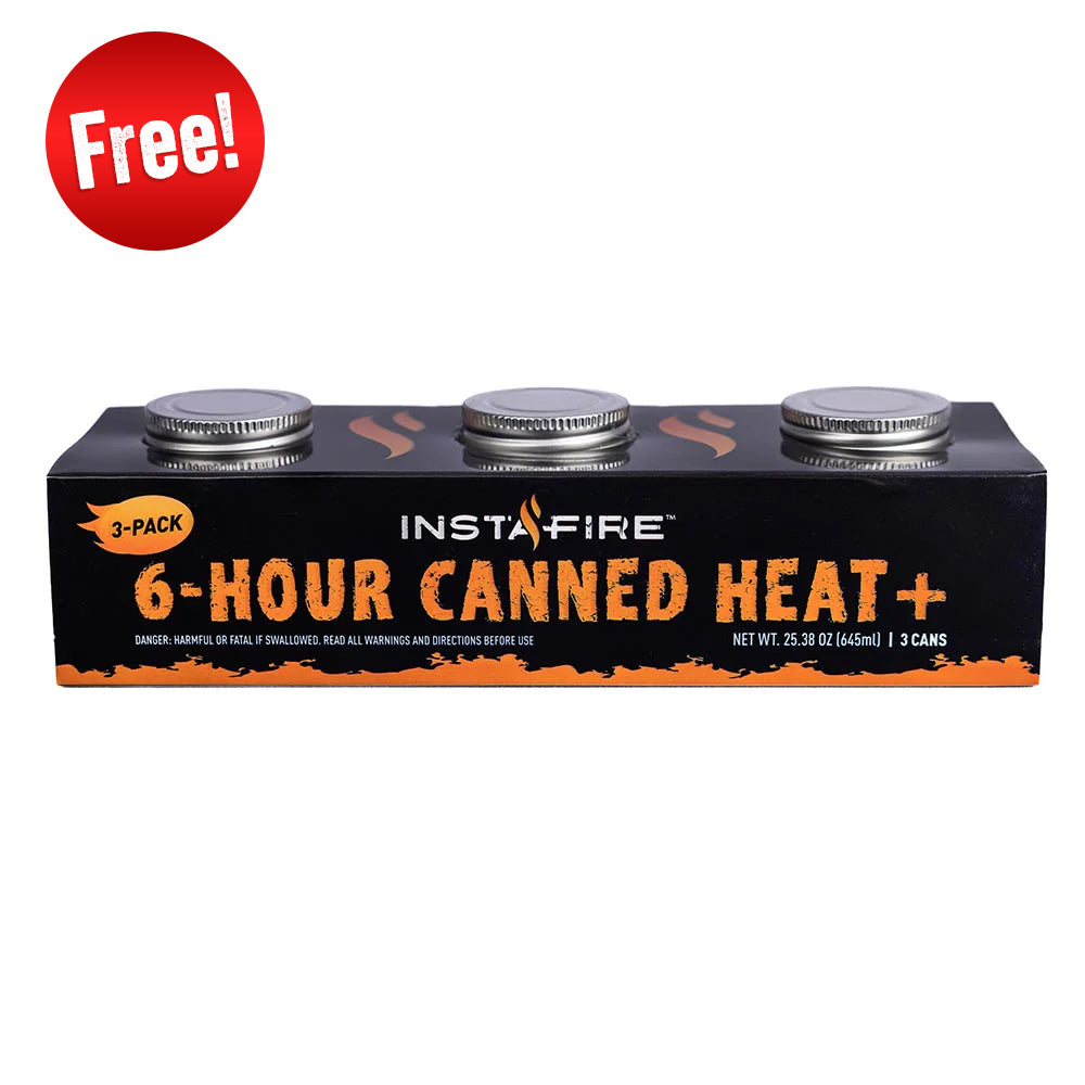 Six-hour canned heat + included in Independence Day Bundle