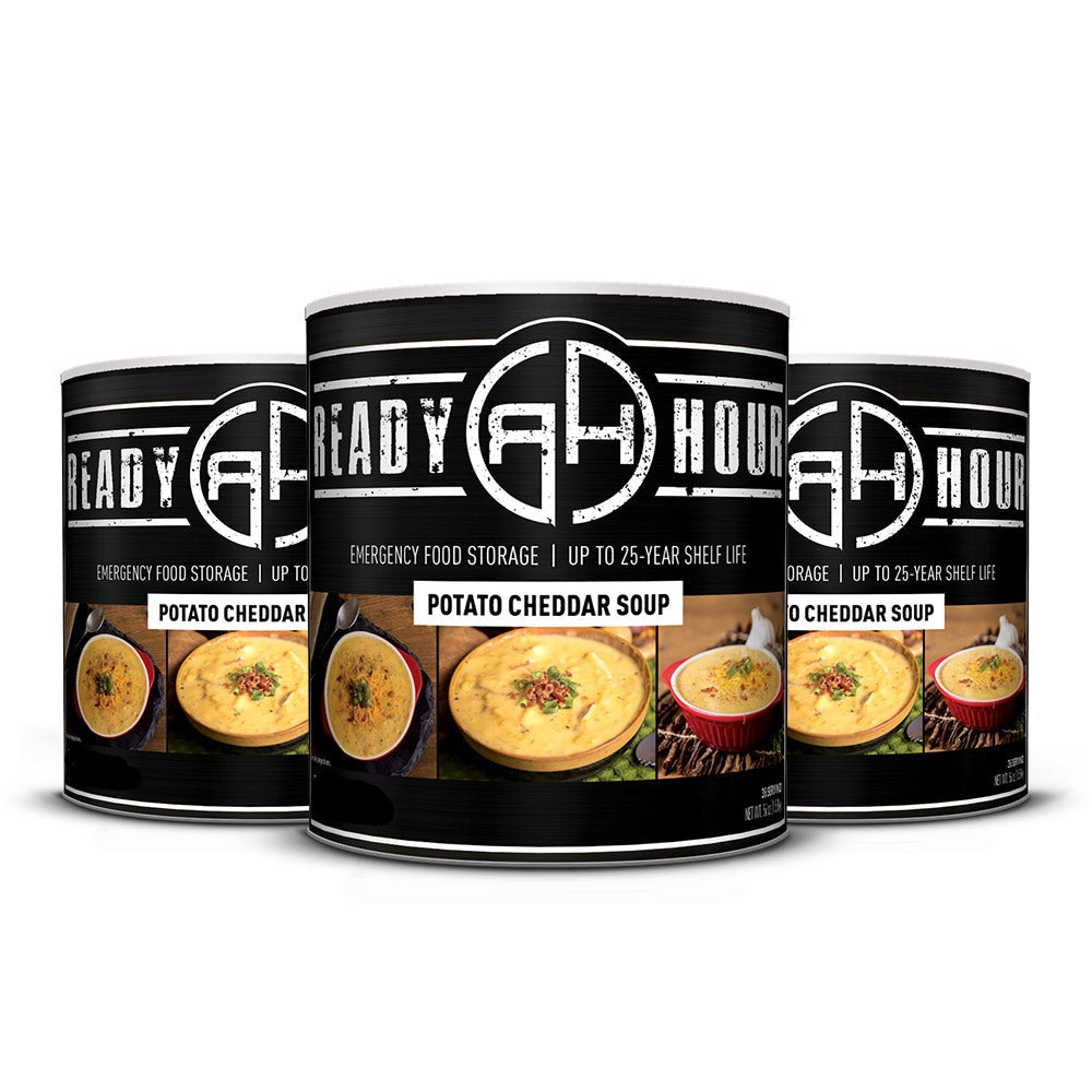 Potato Cheddar Soup #10 Cans (93 total servings, 3-pack)