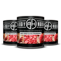 Thumbnail for Freeze-Dried Sliced Strawberries #10 Cans (108 total servings, 3-pack)