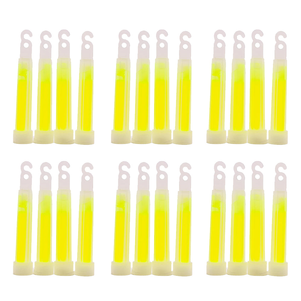 4" Green Light Glow Sticks (24 sticks, 6 packs)