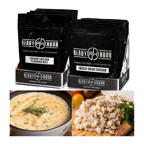 Image of White Meat Chicken & Creamy Chicken Flavored Rice Case Pack Bundle