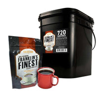 Thumbnail for Franklin's Finest Survival Coffee (720 servings, 1 bucket) - My Patriot Supply