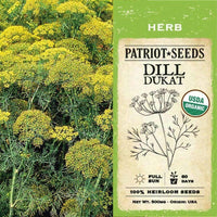 Thumbnail for Dill Dukat Herb Seeds (500mg) - My Patriot Supply