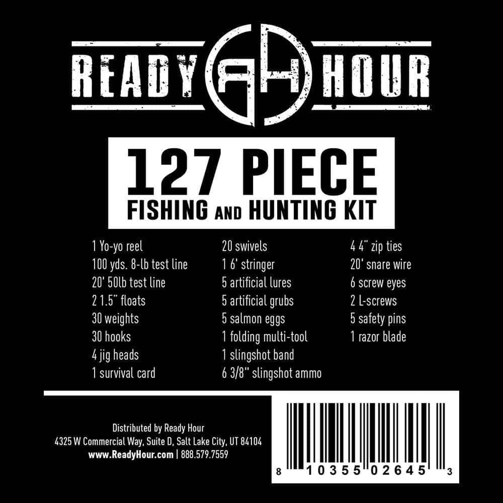 Fishing and Hunting Kit by Ready Hour (127 pieces) - My Patriot Supply