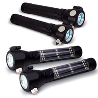 Thumbnail for 9-in-1 Multi-Function LED Solar Rechargeable Flashlight (4-pack)