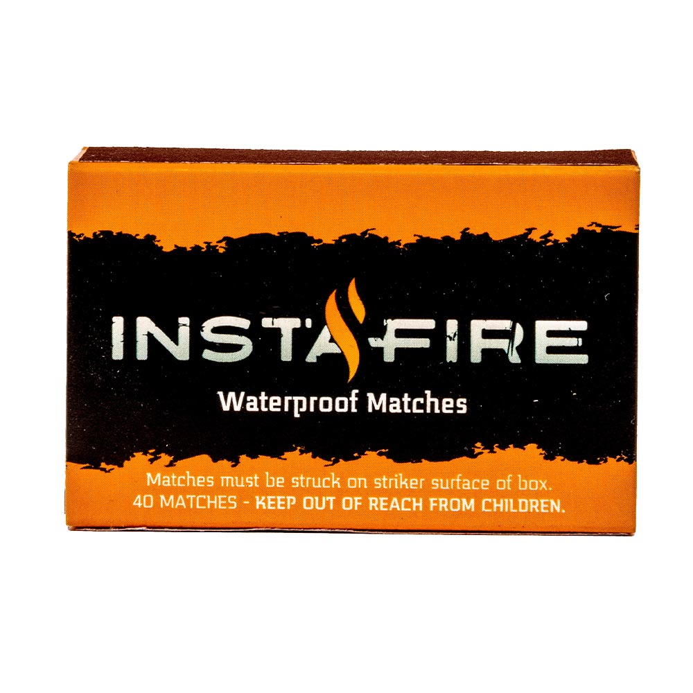 Waterproof Matches by InstaFire (Six 4-packs, total of 24 matchboxes)