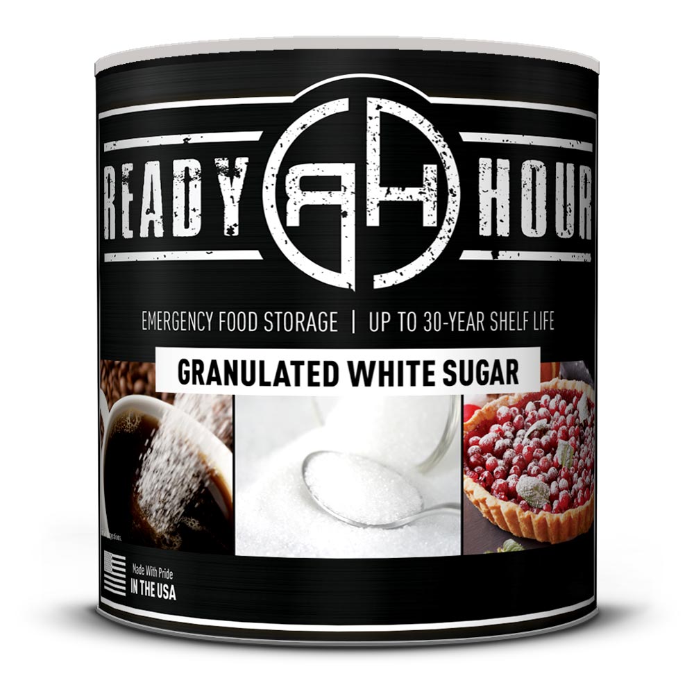 Granulated White Sugar #10 Can (595 servings)