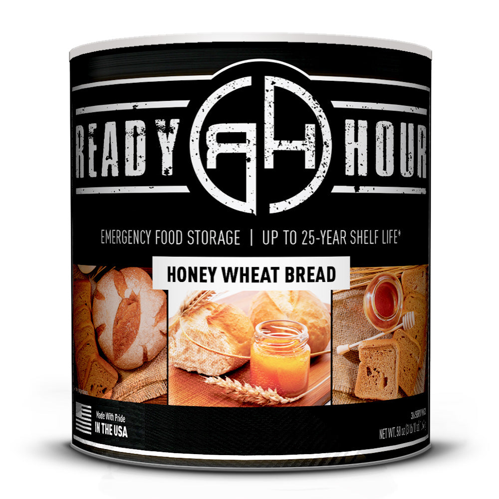 Honey Wheat Bread Mix #10 Cans (108 Servings, 3-pack) by Ready Hour