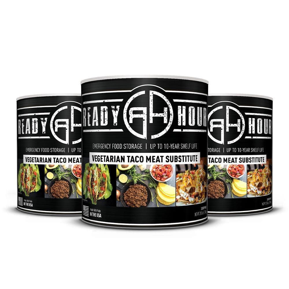 Vegetarian Taco Meat Substitute #10 Can (3 Pack) - My Patriot Supply