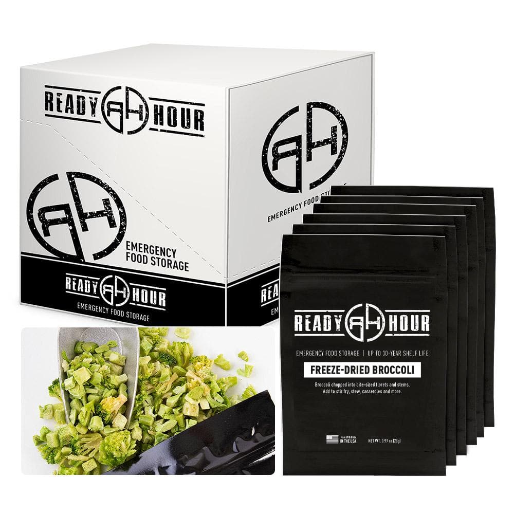 Freeze-Dried Broccoli - Emergency Food Case Packs by Ready Hour - My  Patriot Supply