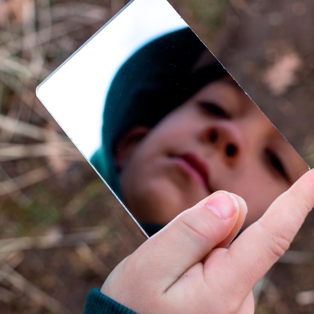 Shatter-Proof Survival Mirror by Ready Hour