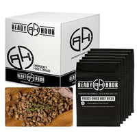 Thumbnail for Freeze-Dried Beef Dices Case Pack (12 servings, 6 pk.)