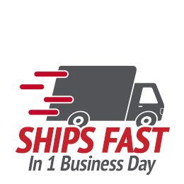 Your order ships fast in one business day
