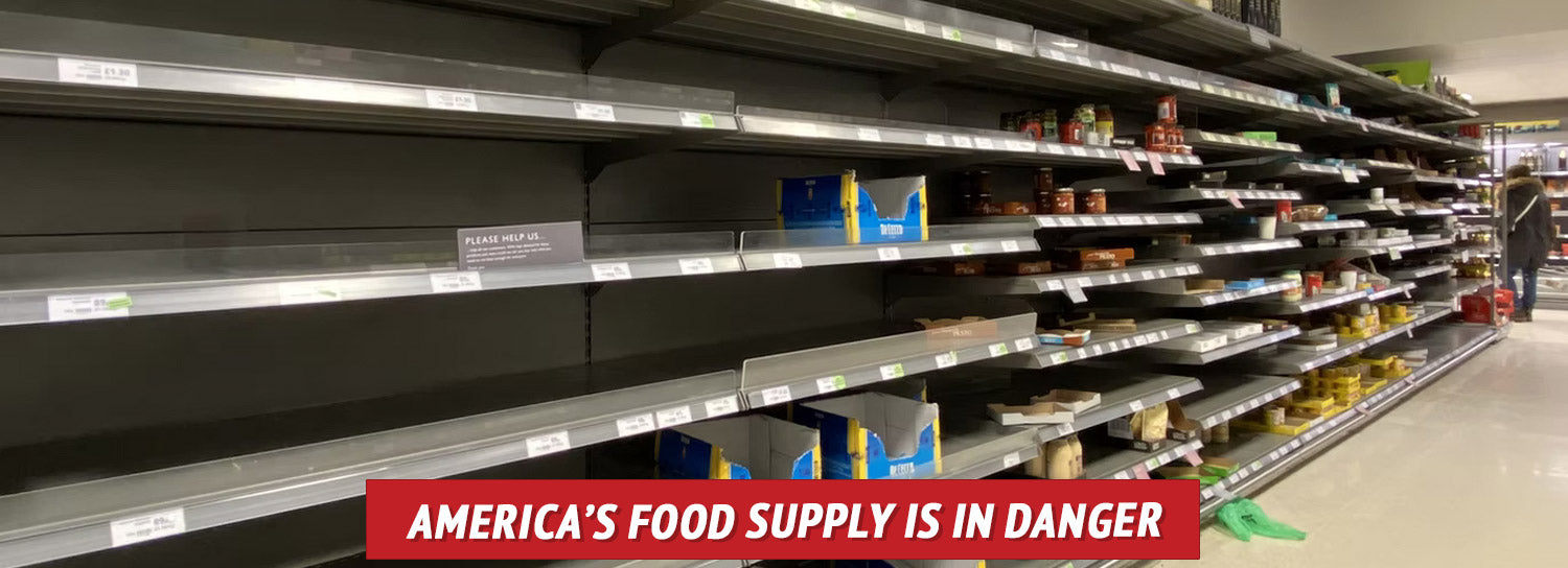 Many Americans naively believe food will always be available.