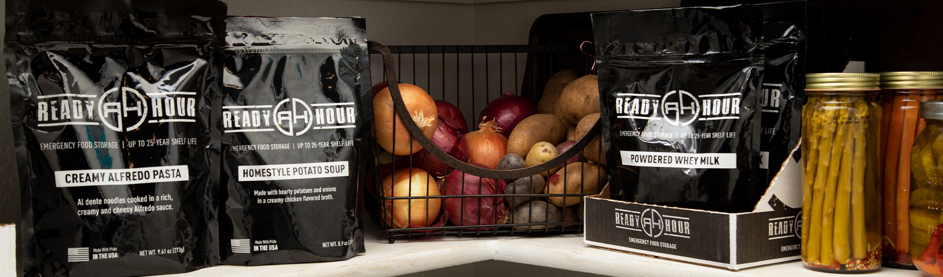 Case Pack Food Pouches fit easily in your pantry and are convenient to prepare