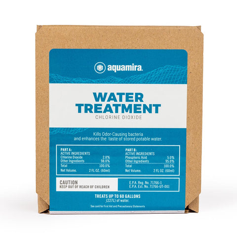 Image of Chlorine Dioxide Water Treatment Drops by Aquamira (Two 2 oz. bottles)