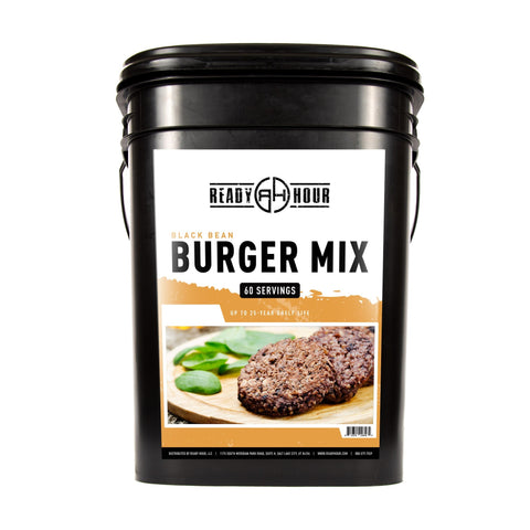 Image of Black Bean Burger Mix Bucket (60 servings, 10 pk.)