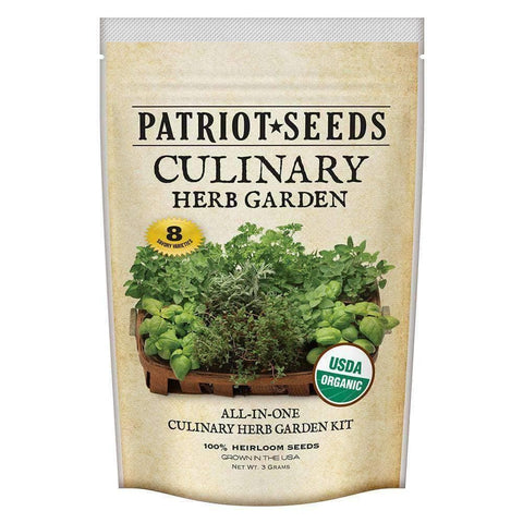 Image of Culinary Herb Garden Seed Kit (8 packets inside) - My Patriot Supply