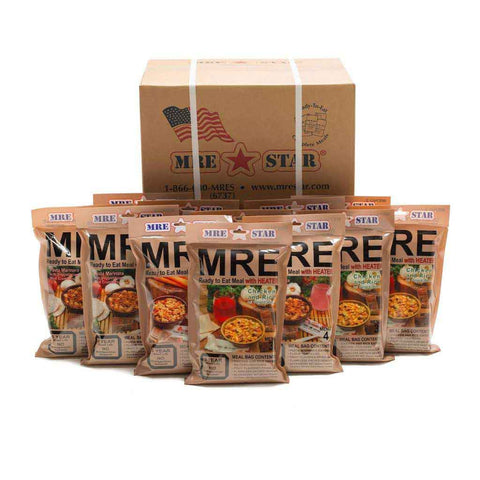 Image of MRE Case Pack with Heaters (12 meals)