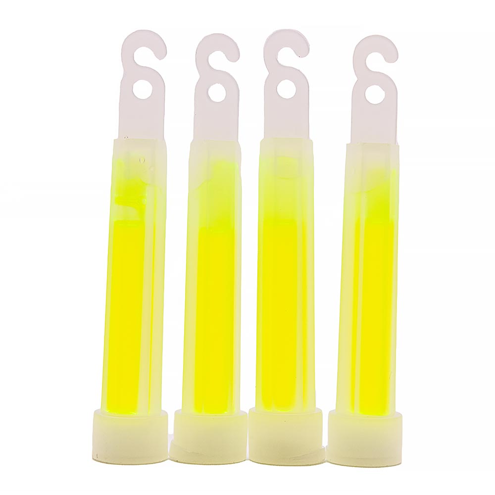 Twenty-Four 4" Green Light Glow Sticks (6 packs)