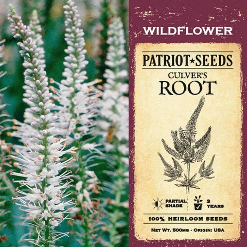 Image of Culver's Root Herb Seeds (500mg) - My Patriot Supply