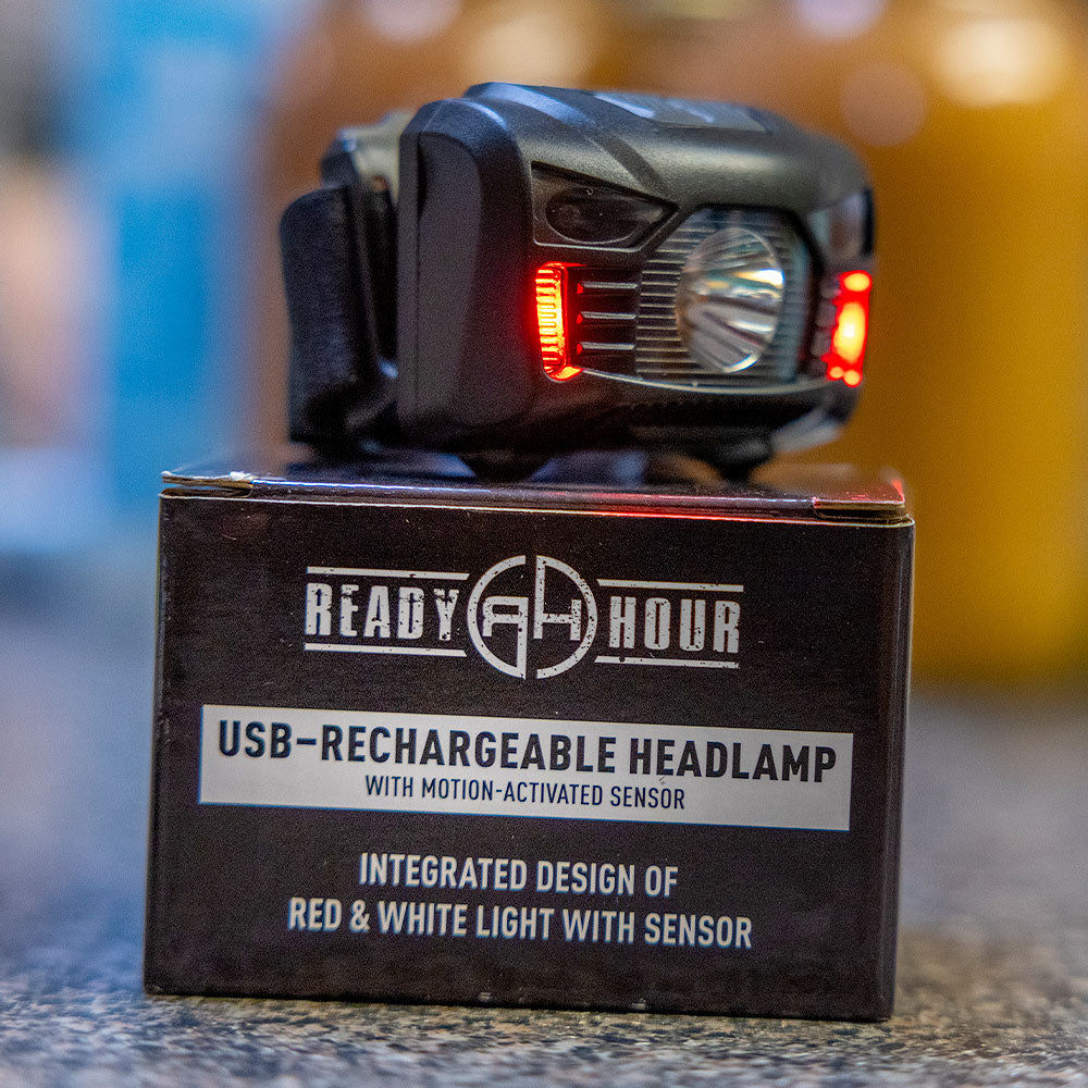 Rechargeable Sensor LED Headlamp