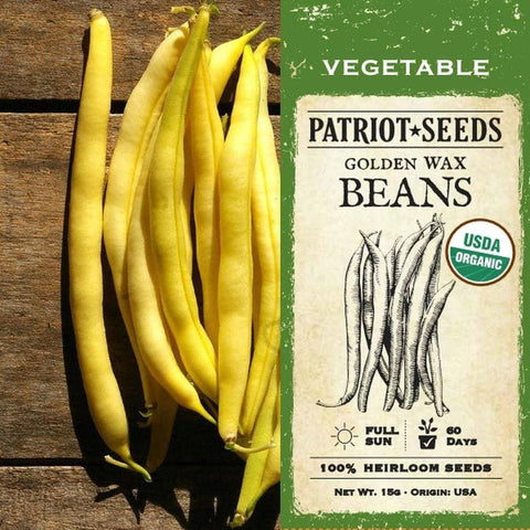 Image of Organic Golden Wax Beans (15g) - My Patriot Supply