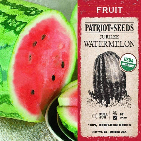 Image of Organic Jubilee Watermelon Seeds (2g) - My Patriot Supply