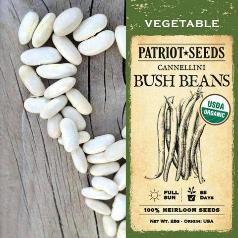 Image of Organic Cannellini Bush Beans (28g) - My Patriot Supply