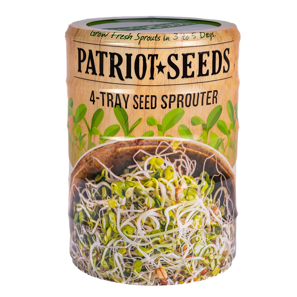 4-Tray Seed Sprouter Set by Patriot Seeds
