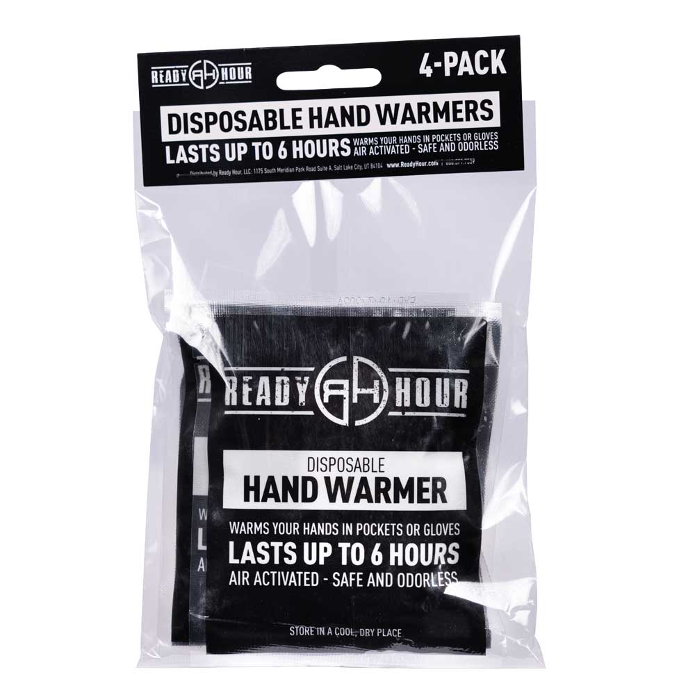 Hand Warmers (Six 4-packs, 24 warmers total) by Ready Hour